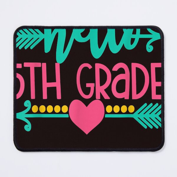 Item preview, Hello 5th Grade Girls Back To School Gift Cute Heart Arrow designed and sold by larsonrefugio.