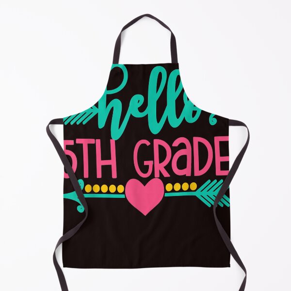 Item preview, Hello 5th Grade Girls Back To School Gift Cute Heart Arrow designed and sold by larsonrefugio.