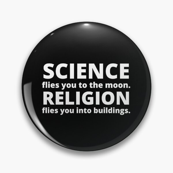 Artikelvorschau, Die Wissenschaft fliegt Sie zum Mond, die Religion fliegt Sie in Gebäude entworfen und verkauft von am-agnostic.