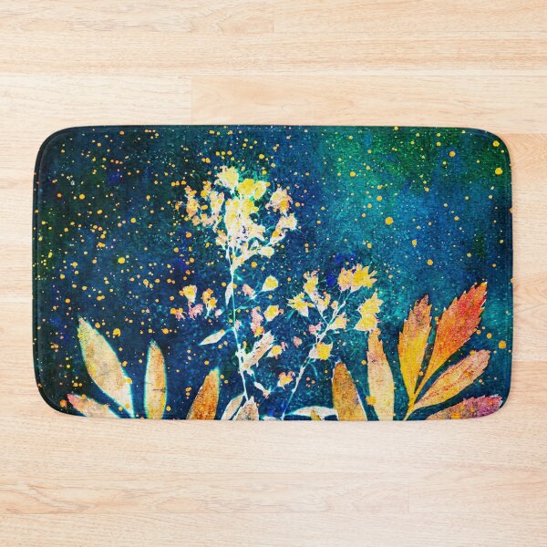 Item preview, Botanical cyanotype floral print designed and sold by Red Witch Art.