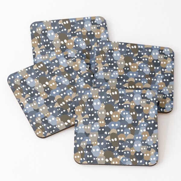 Item preview, Nobody Is Listening ZM Brown and Navy Print designed and sold by morgandiehl10.