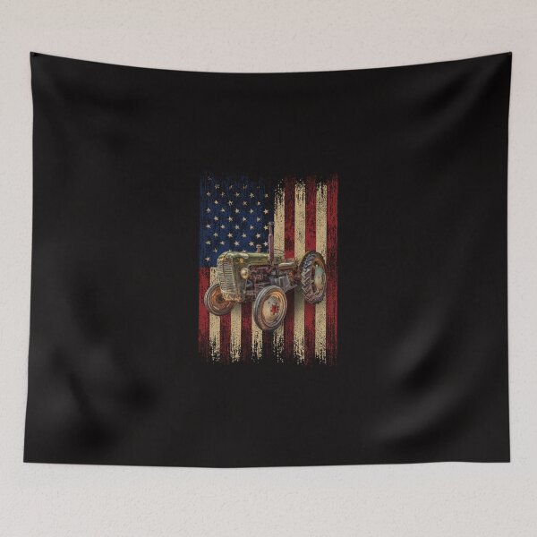 Artikelvorschau, Patriotischer Traktor mit amerikanischer Flagge Traktor Farm Geschenk entworfen und verkauft von Sation8547.