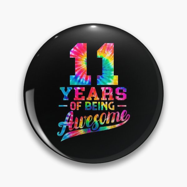 Item preview, 11 Years Old 11th Birthday Tie Dye Being Awesome Men Women designed and sold by byrdleroy.
