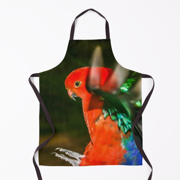 Item preview, Colourful red green and blue native Australian Rosella bird in flight designed and sold by James-Cole.