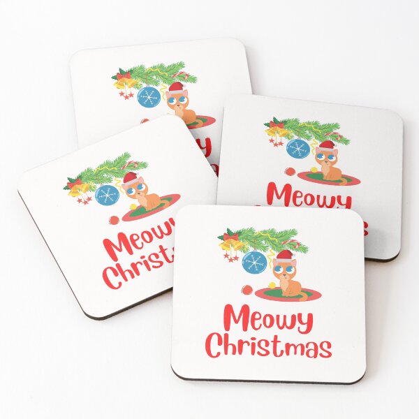 Item preview, Meowy Merry Christmas 2021 designed and sold by BhavyaBathla.
