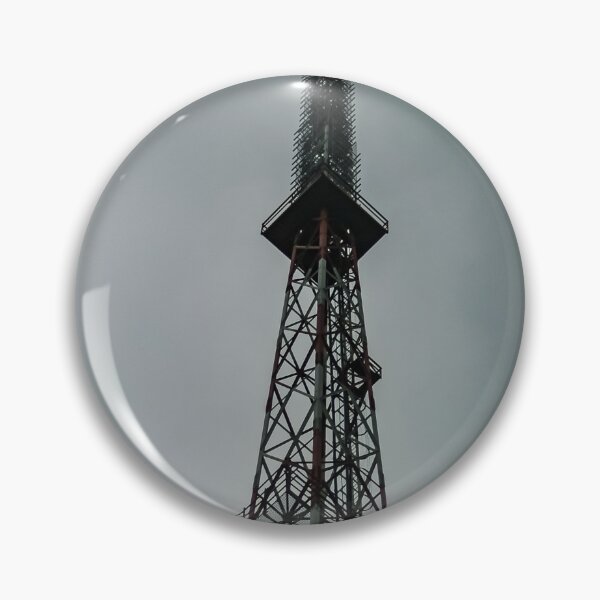 Item preview, Radio and television transmission antenna tower in black and white designed and sold by James-Cole.