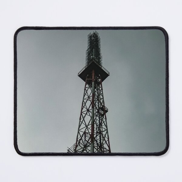 Item preview, Radio and television transmission antenna tower in black and white designed and sold by James-Cole.