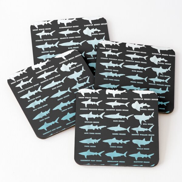 Item preview, 21 Types of Sharks Marine Biology designed and sold by byrdleroy.