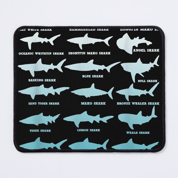 Item preview, 21 Types of Sharks Marine Biology designed and sold by byrdleroy.