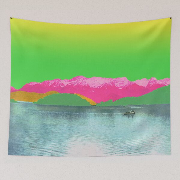 Item preview, beautiful Lake Manapouri, New Zealand designed and sold by Mauswohn.
