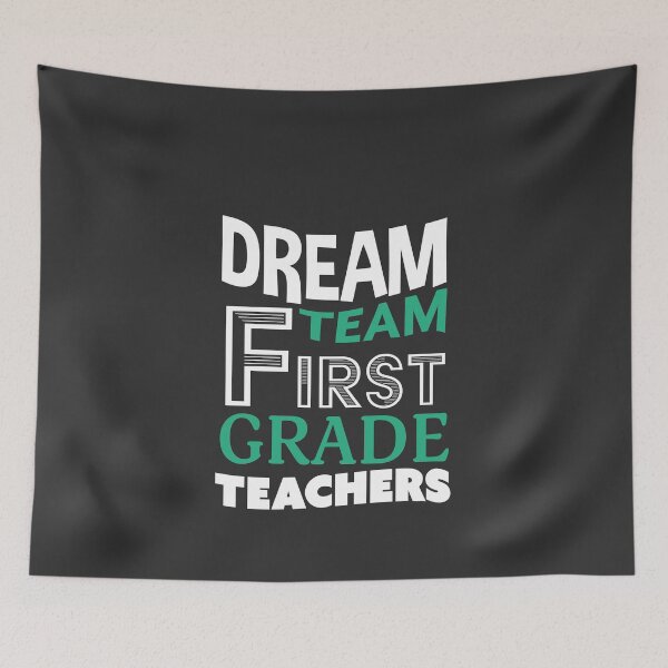 Item preview, 1st Grade Teachers Dream Team,First Grade Squad, Hello 1st Grade Pattern | designed and sold by Boom-llqb.