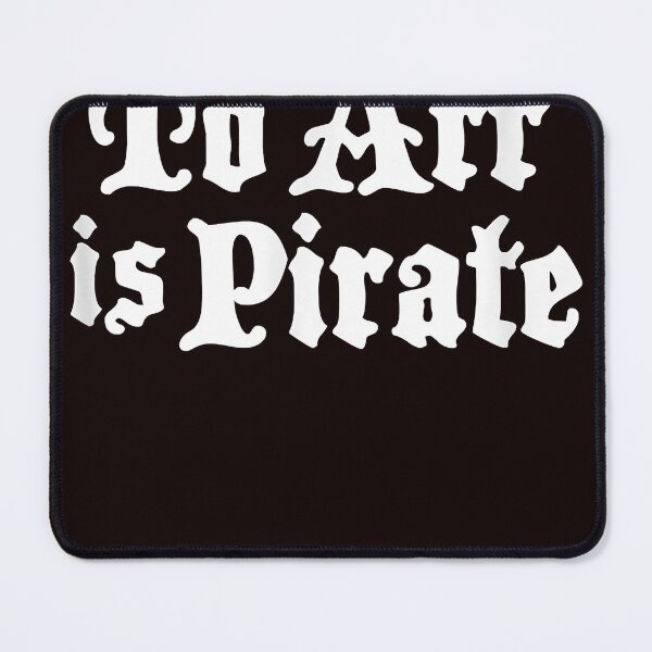 Item preview, Pirate Humor To Err is Human Arr Is Pirate (Dark) designed and sold by larsonrefugio.