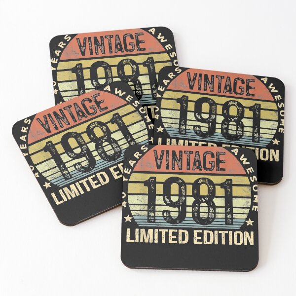Item preview, 40 Year Old Gifts Vintage 1981 Limited Edition 40th Birthday designed and sold by byrdleroy.
