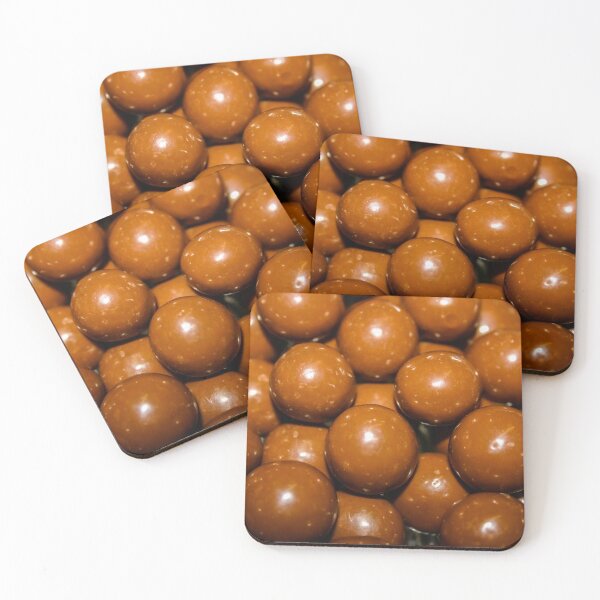 Item preview, Maltesers madness - Close-up of a bowl full of delicious chocolate honeycomb malt balls designed and sold by James-Cole.