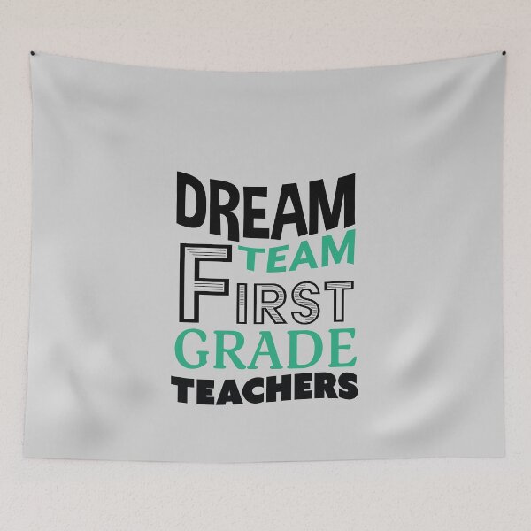 Item preview, 1st Grade Teachers Dream Team,First Grade Squad, Hello 1st Grade Pattern | designed and sold by Boom-llqb.