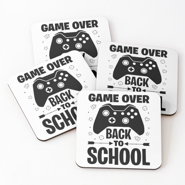 Item preview, Game Over Back To School White designed and sold by Windasari29.