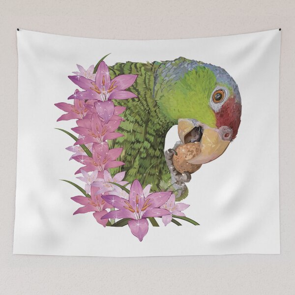Item preview, Lilac-crowned parrot designed and sold by obscurite.