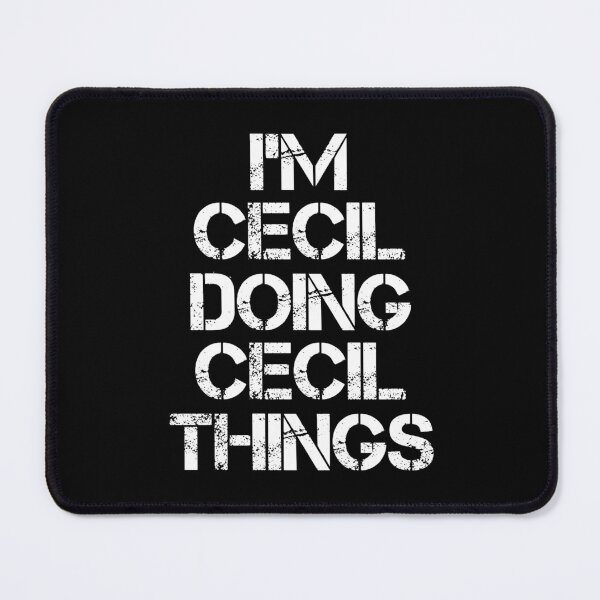 Item preview, Cecil Name T Shirt - I'm Cecil Doing Cecil Things Name Gift Item Tee designed and sold by zerniakcor.