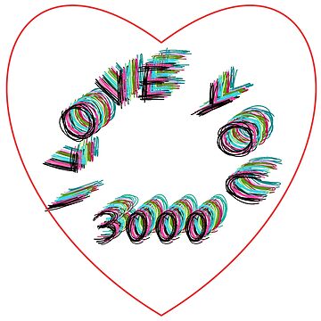 Artwork thumbnail, I Love You 3000 - 3 by VkScript