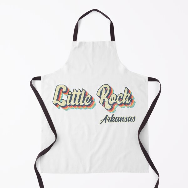 Artikelvorschau, Little Rock City Arkansas Retro Vintage 70er Jahre Regenbogen entworfen und verkauft von Teelogic.