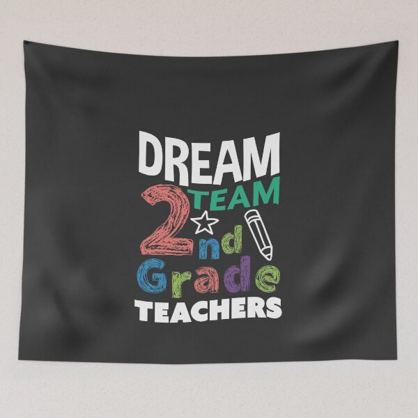 Item preview, 2nd Grade Teachers Dream Team,Second Grade Squad, Hello 2nd Grade Pattern | designed and sold by Boom-llqb.