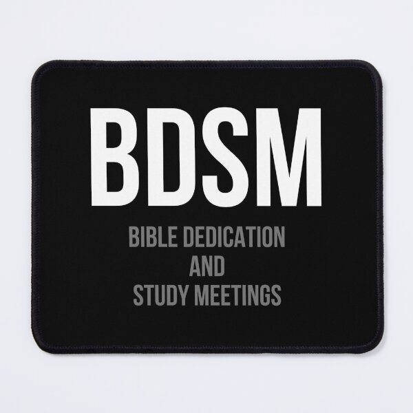 Item preview, BDSM | bible dedication and study meetings | funny kinky designed and sold by DeltaWhiskey-.
