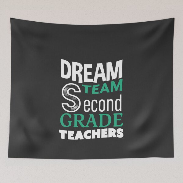 Item preview, Second Grade Squad, 2nd Grade Teachers Dream Team,Hello 2nd Grade Pattern | designed and sold by Boom-llqb.