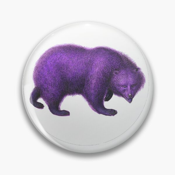 Item preview, Classic Purple Bear on the prowl  designed and sold by Paxbear Tees.