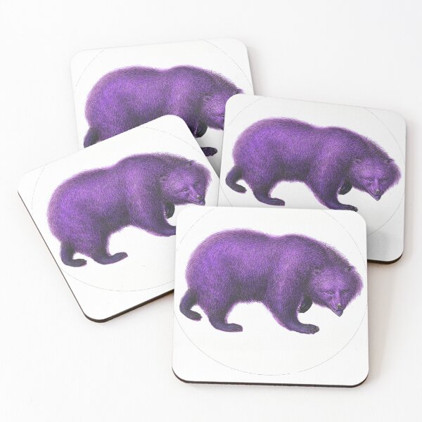 Item preview, Classic Purple Bear on the prowl  designed and sold by Paxbear Tees.