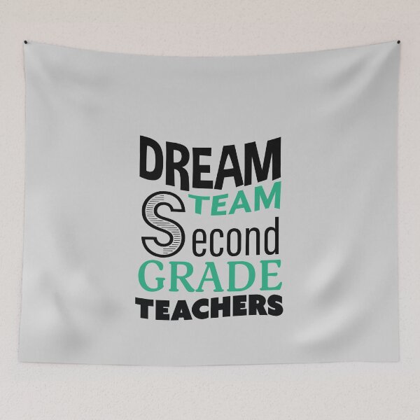 Item preview, Second Grade Squad, 2nd Grade Teachers Dream Team,Hello 2nd Grade Pattern | designed and sold by Boom-llqb.