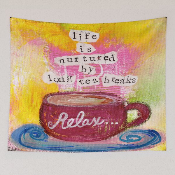Item preview, Life Is Nurtured - Tea Inspired Art designed and sold by KATHLEEN TENNANT ART.
