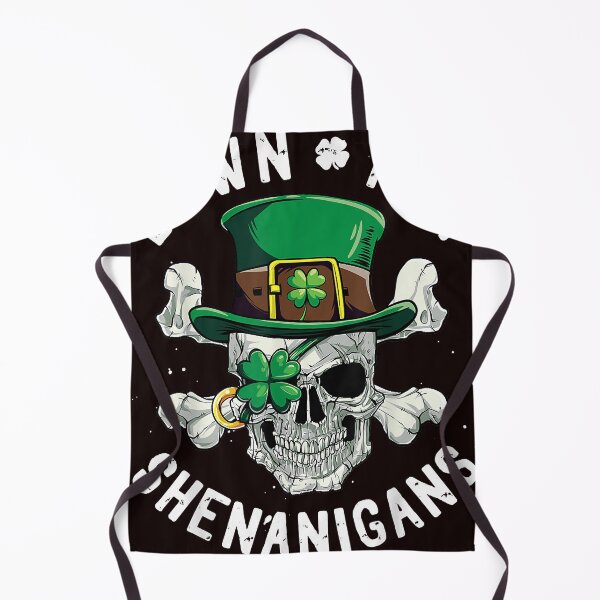 Item preview, Pirate St Patricks Day Skull Leprechaun Down For Shenanigans designed and sold by larsonrefugio.
