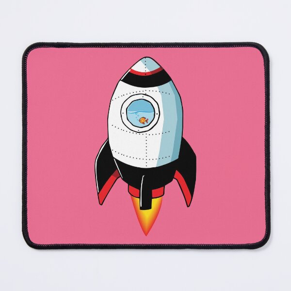 Item preview, Goldfish in a Rocket Ship designed and sold by Vin  Zzep.
