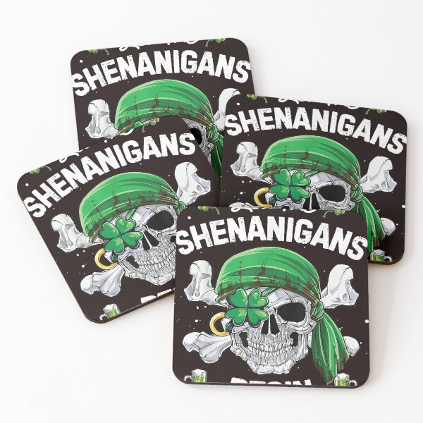 Item preview, Pirate St Patricks Day Skull Men Let The Shenanigans Begin designed and sold by larsonrefugio.