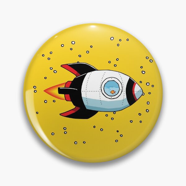 Item preview, Goldfish in a Rocket Ship, Amongst the Stars designed and sold by Vin  Zzep.
