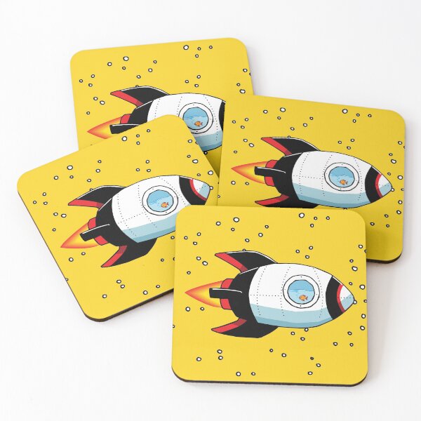 Item preview, Goldfish in a Rocket Ship, Amongst the Stars designed and sold by Vin  Zzep.