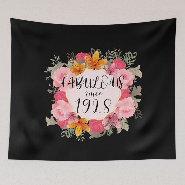 Item preview, Women 93 Years Old Fabulous Since 1928 Happy 93rd Birthday Premium  designed and sold by EuphemiaShop.