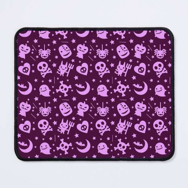 Item preview, Halloween Party Oil Painting cute Purple pattern background designed and sold by funnyhalloween.