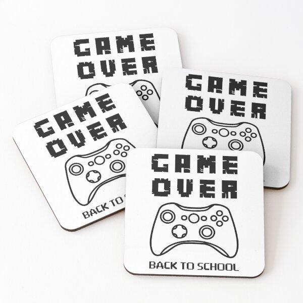 Item preview, Game Over Back School White designed and sold by Windasari29.