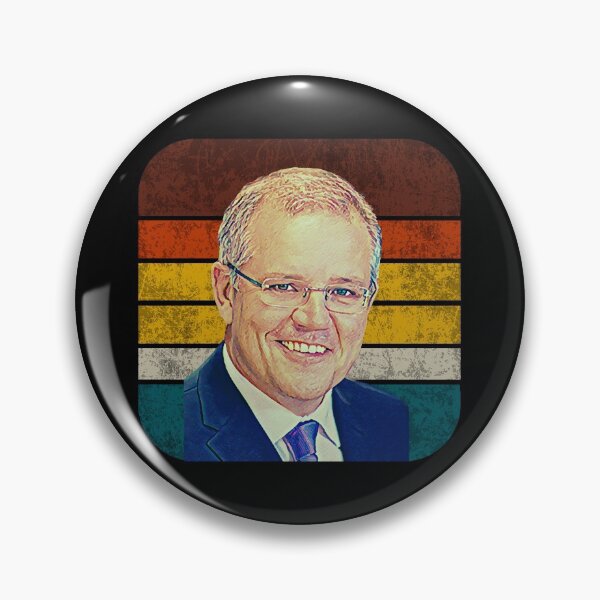 Item preview, Prime Minister Scott Morrison | Vintage Retro | Distressed designed and sold by Aussies-R-Us.