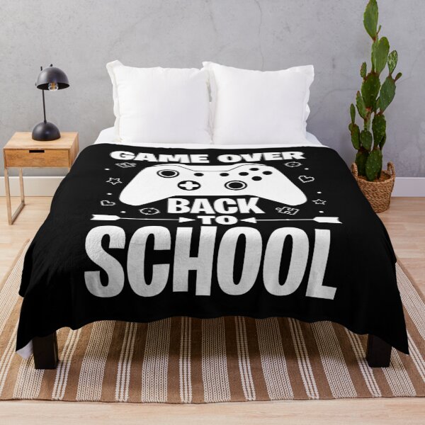 Item preview, Game Over Back To School Black designed and sold by Windasari29.