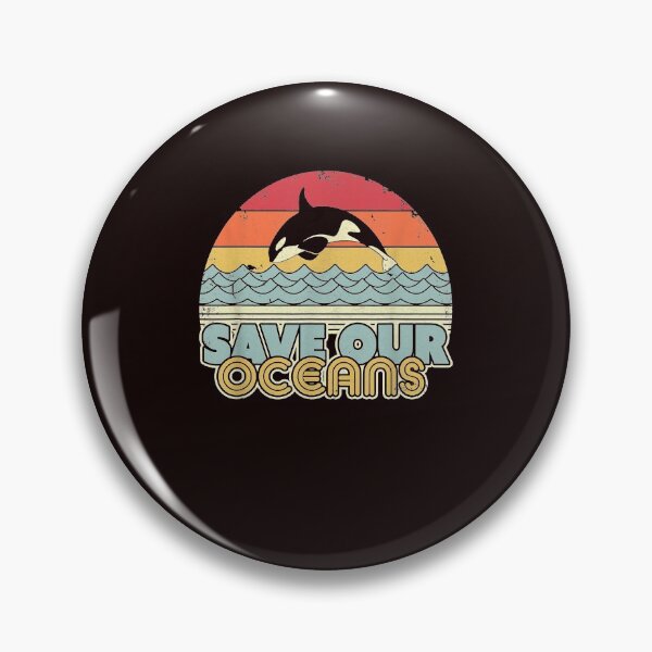 Item preview, Save Our Oceans, Orca Whale Shirt. Retro Climate Change designed and sold by larsonrefugio.
