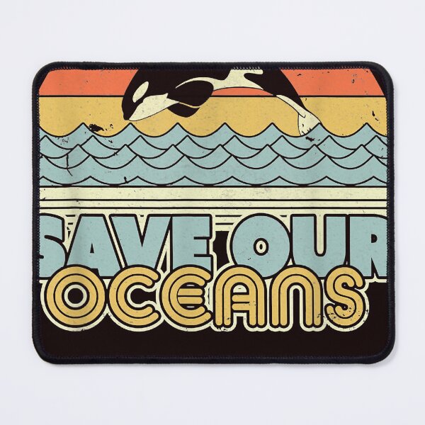 Item preview, Save Our Oceans, Orca Whale Shirt. Retro Climate Change designed and sold by larsonrefugio.