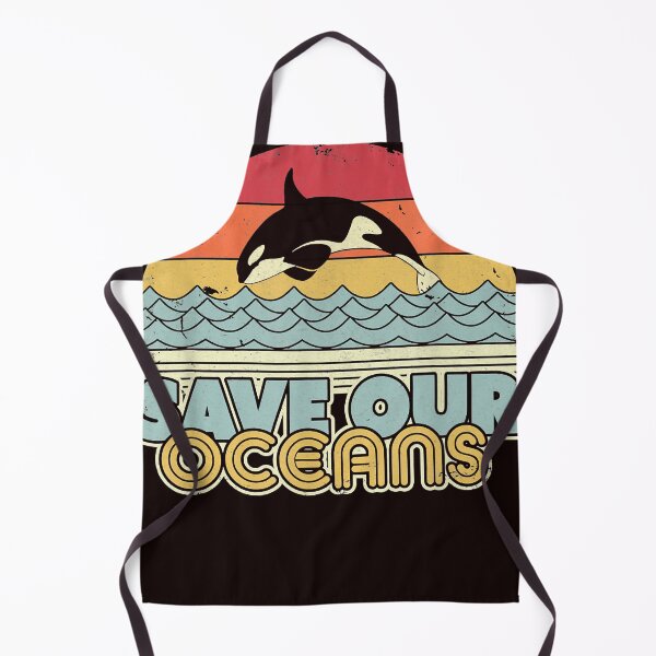 Item preview, Save Our Oceans, Orca Whale Shirt. Retro Climate Change designed and sold by larsonrefugio.