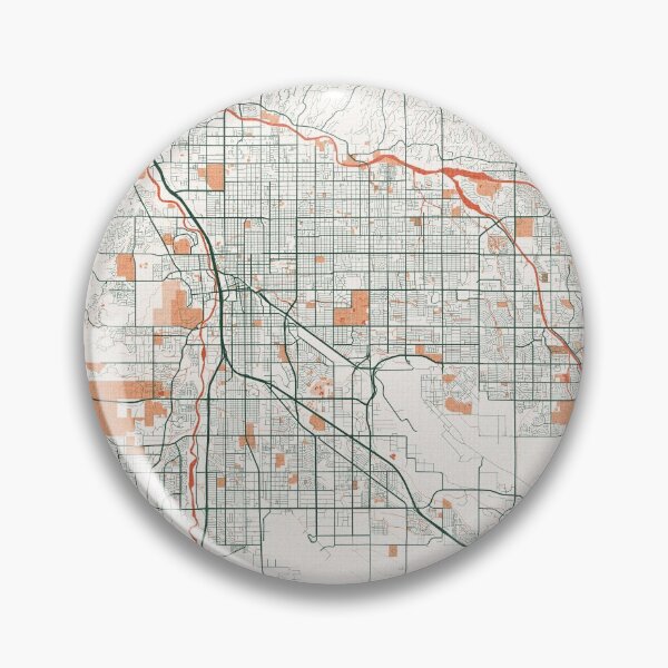 Item preview, Tucson City Map of Arizona, USA - Bohemian designed and sold by deMAP.
