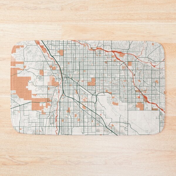 Item preview, Tucson City Map of Arizona, USA - Bohemian designed and sold by deMAP.