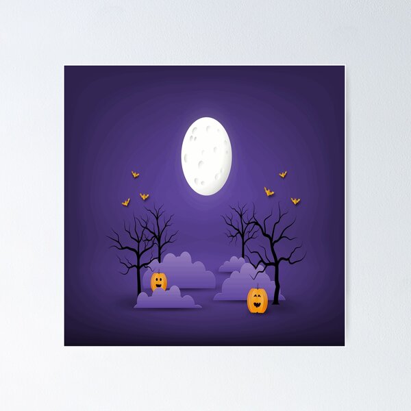 Item preview,  halloween party funny wallpaper designed and sold by funnyhalloween.