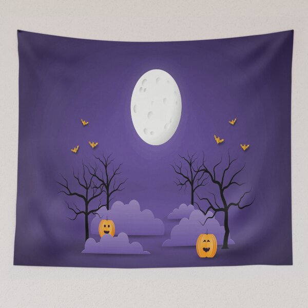 Item preview,  halloween party funny wallpaper designed and sold by funnyhalloween.