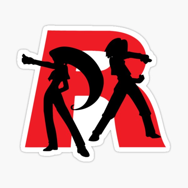 Team Rocket Line art Sticker