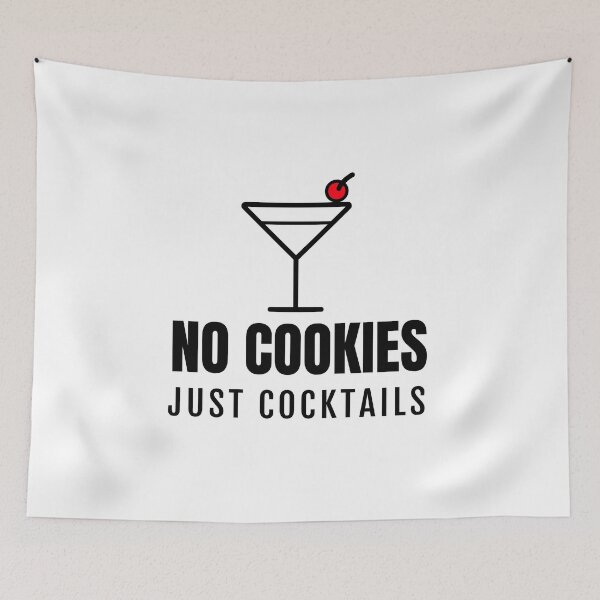 Item preview, No Cookies Just Cocktails designed and sold by crazydotdesigns.